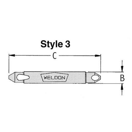 DRILL AMERICA .073"-15/64" 82 Degree Pilotless Countersink WELCS-3S